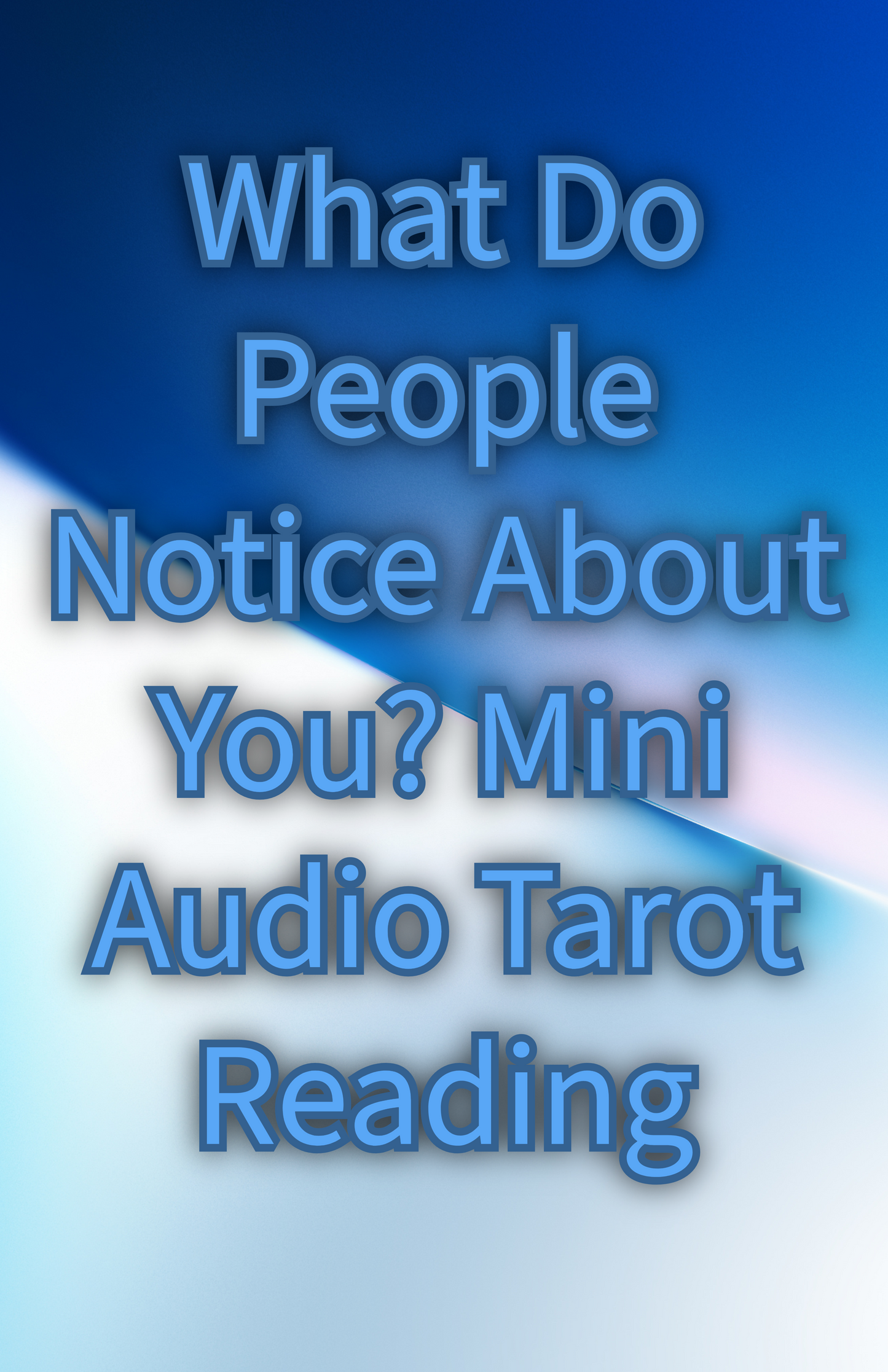 Mini Audio Tarot Reading